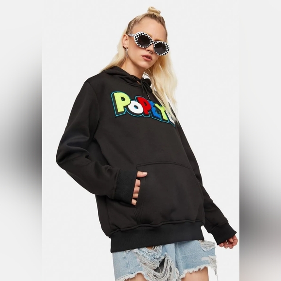 Reason PopEye Kangaroo Pocket Hoodie/ Dolls Kill/ SZ - Picture 2 of 6
